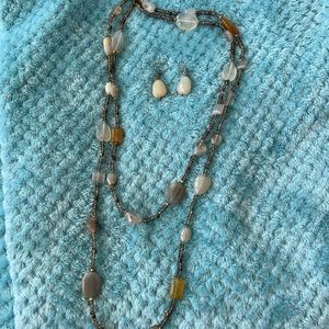 Coldwater Creek Necklace/Earrings set